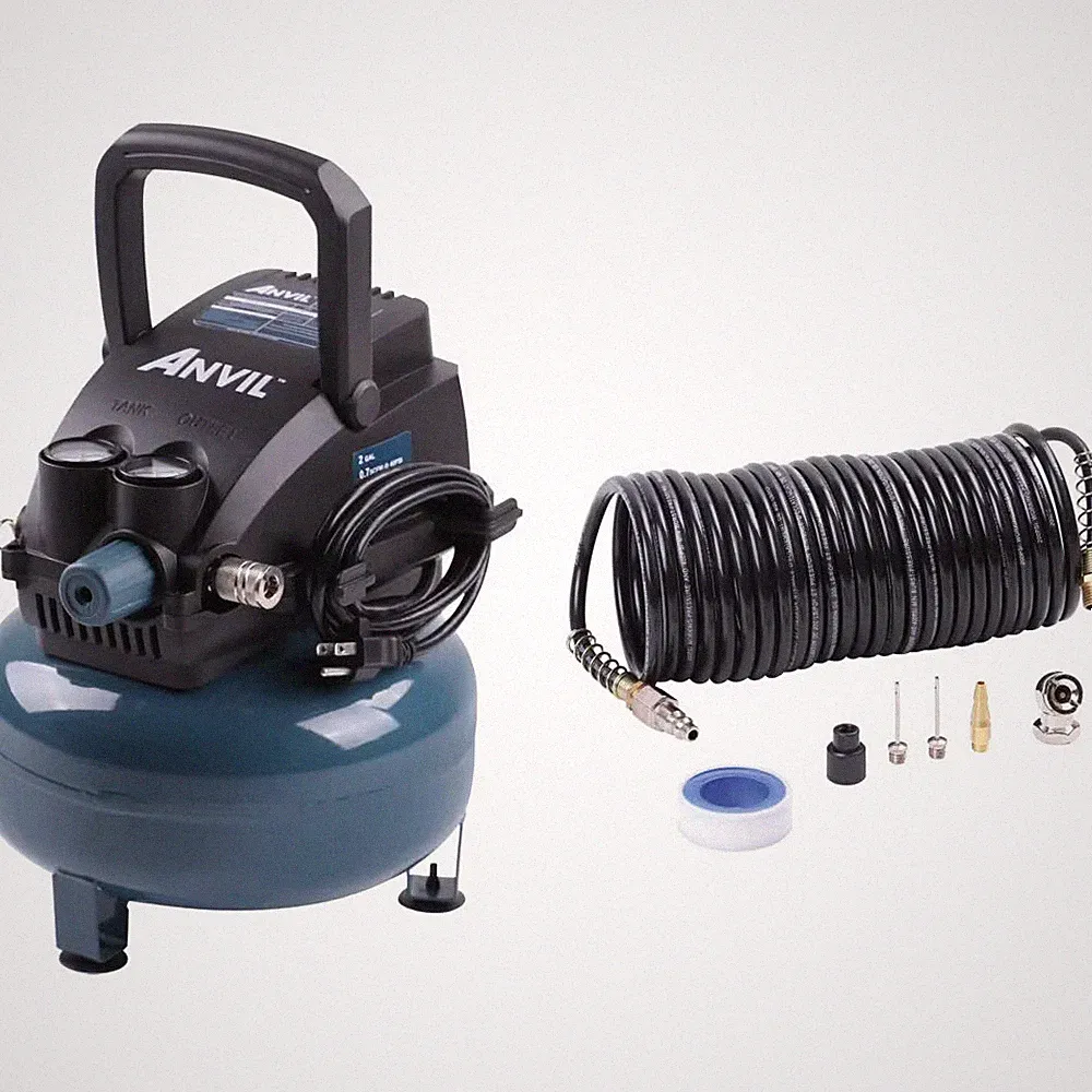 Anvil 2g Pancake Air Compressor w/ 7-piece Accessories Kit #1002-714-647 100 PSI