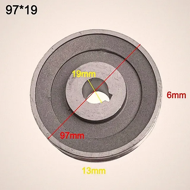 Compact Belt Pulley Designed for Effective Air Compressor Functionality New [