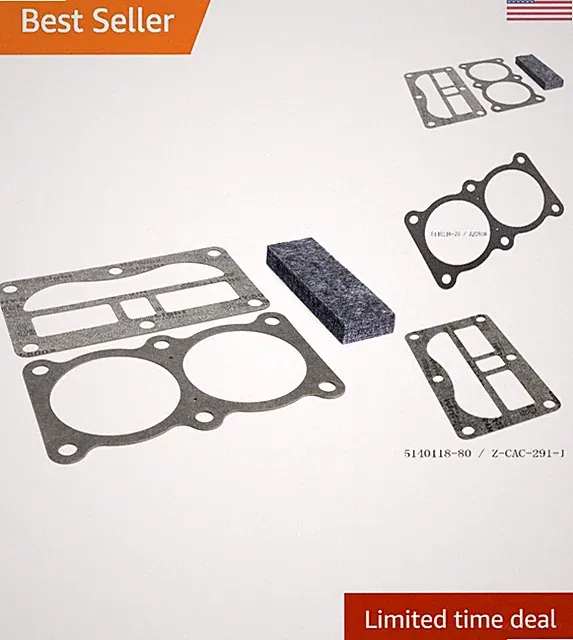 Reinforced Head and Cylinder Gasket Kit for Air Compressors - Efficient Seal