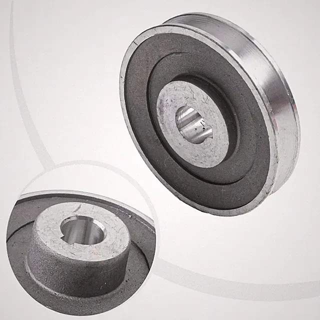 Single Groove 1pcs Aluminum Pulley Designed for Air Compressor Efficiency