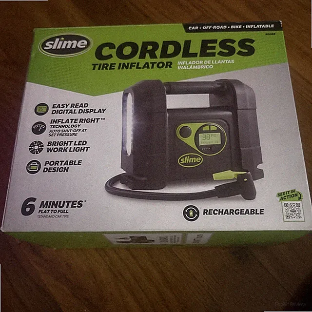 Slime 40080 Cordless Tire Inflator New In Box