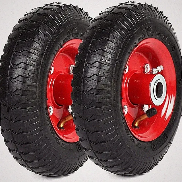 Universal 4.80/4.00-8 Tire Wheel Set Trailers Carts Wheelbarrows 400lb Load New
